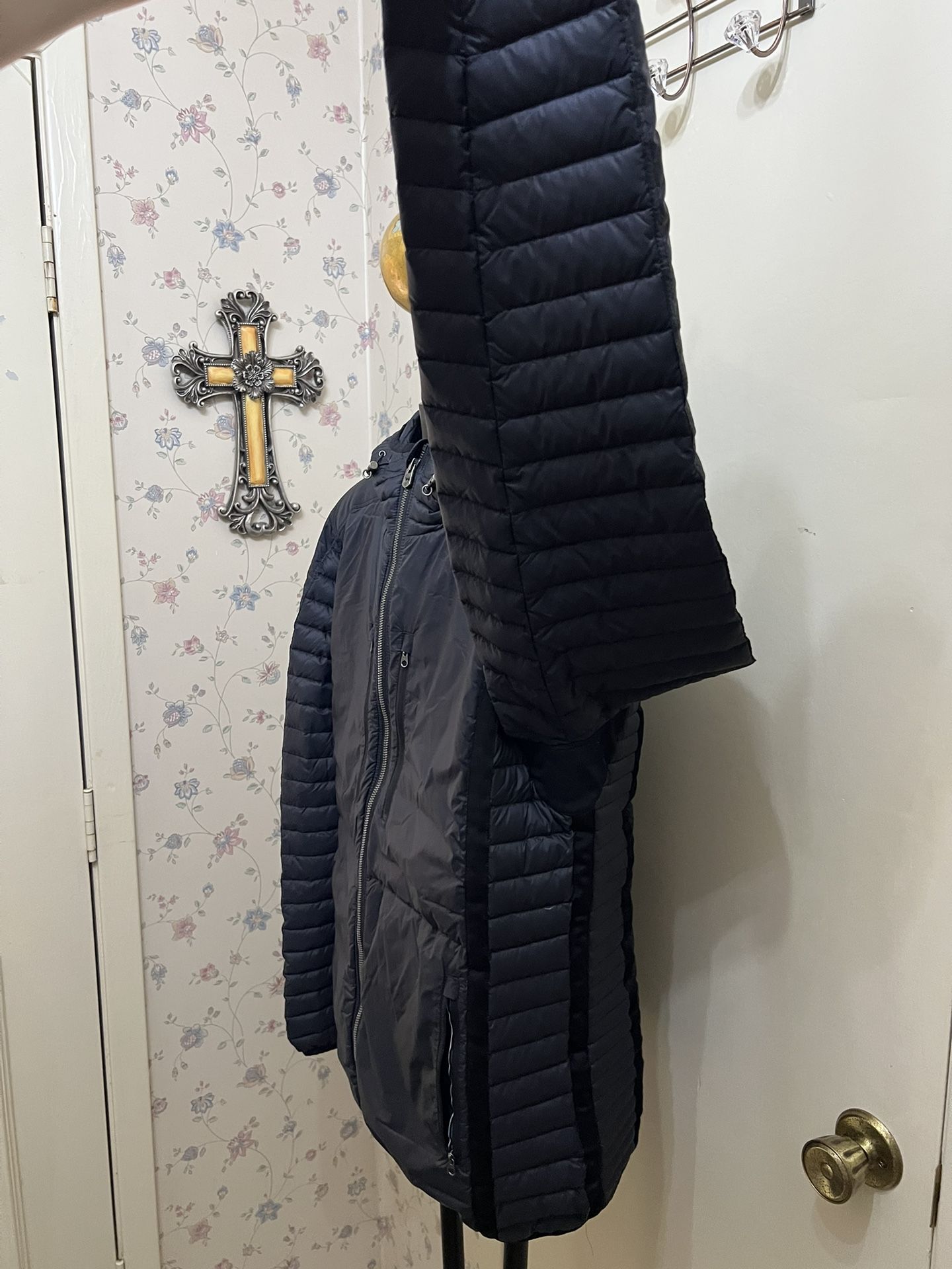 Mens KUHL Projekt Spyfire Down Puffer Hooded Jacket Size Large for Sale