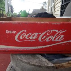 Coca Cola Wooden Crate 