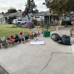 ***FREE*** Flower Pots, Outside Table, Christmas Tree, And More