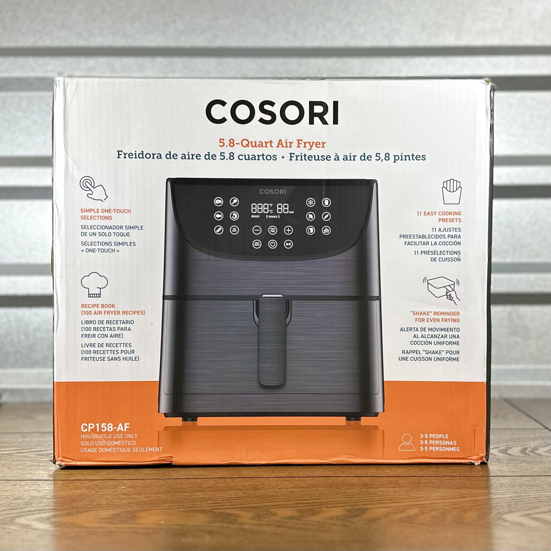 COSORI Air Fryer Max XL(100 Recipes) Digital Hot Oven Cooker, One Touch  Screen w. for Sale in San Antonio, TX - OfferUp