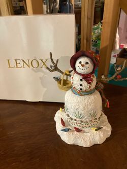 Lenox Snowman “A Winter Visit”