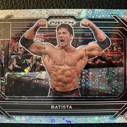 BATISTA 2023 Panini Prizm WWE #8 SILVER DISCO PRIZM! 