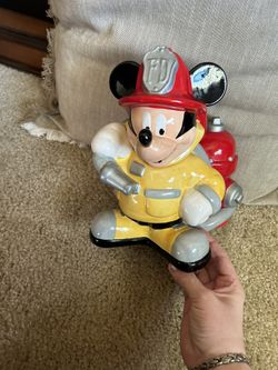 Mickey Mouse Fireman Cookie Jar