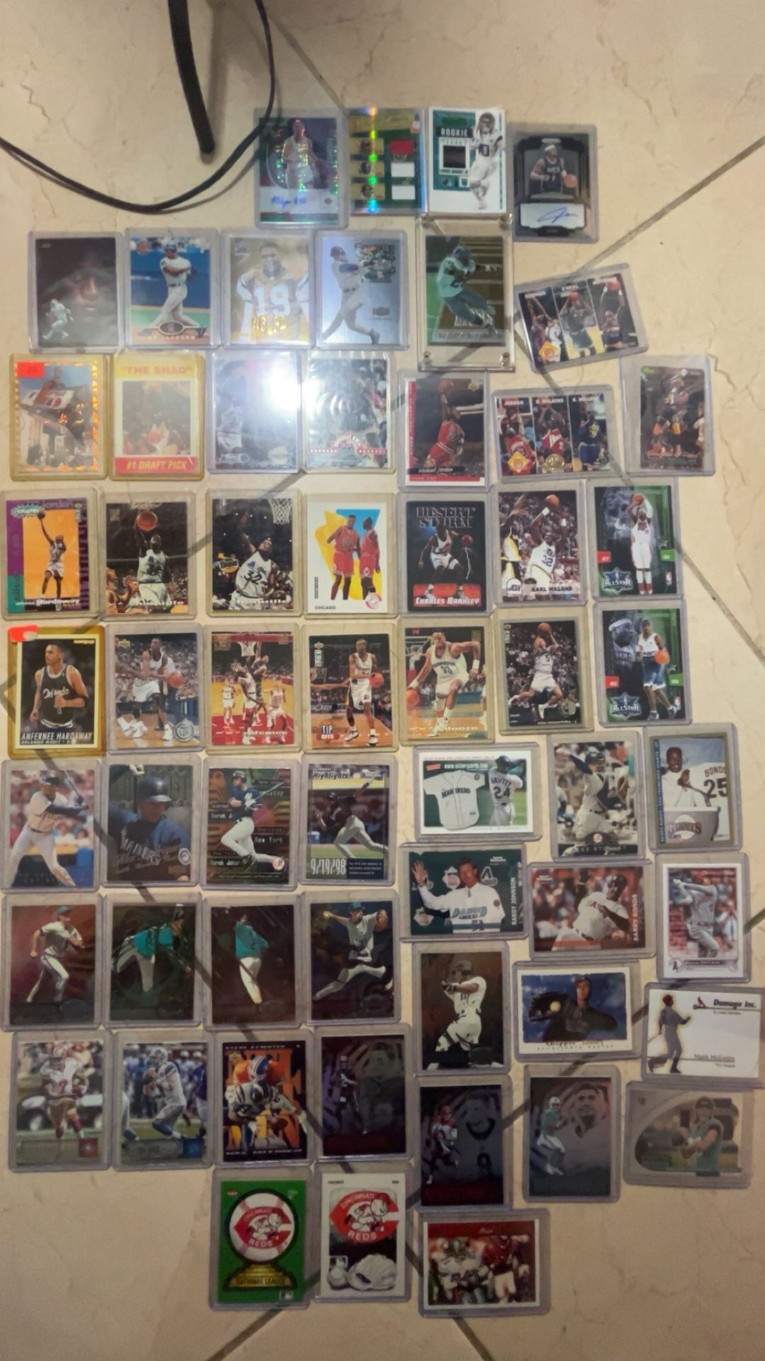60 CARD LOT | SHAQ | JORDAN | OHTANI| A-ROD | BO JACKSON