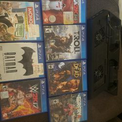 7 Ps4 Games And Charging Dock. Make Offer