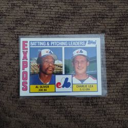 1984 Topps Expos Bettering Pitching Cards 