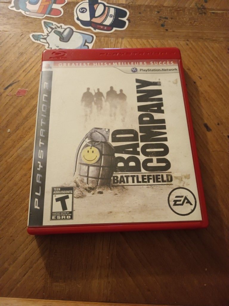 Battlefield: Bad Company (PlayStation 3 PS3, 2008) Complete Video Game GH