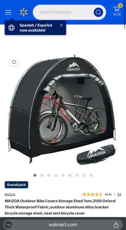 MAIZOA Outdoor Bike Covers Storage Shed Tent $20