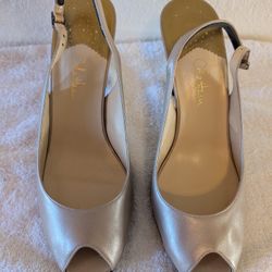 COLE HAAN HEEL /PUMP STRAP BACK GOLD WOMEN'S SHOES