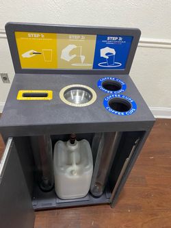 Coffee Cup and Liquid Recycling Station