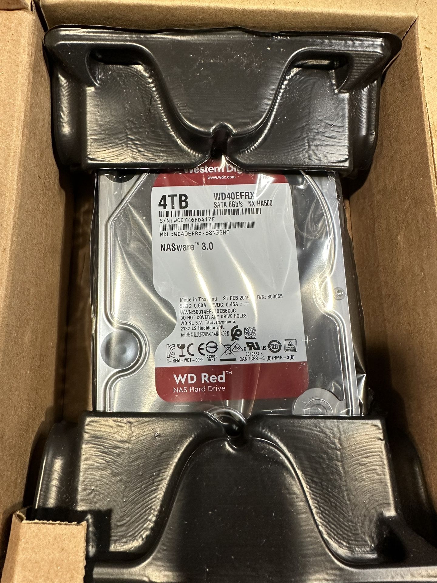 WD Red 4TB NAS HDD