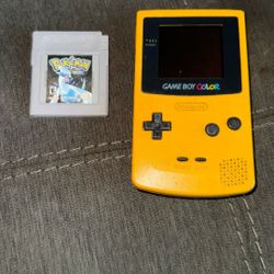 GBC with Pokemon Silver