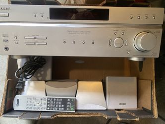 SONY 150 Watt Surround-Sound STR-K660P With 5 SONY Satellite Speakers! Only $45/firm
