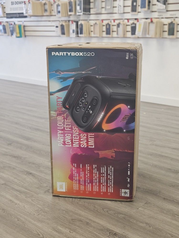 JBL Partybox 520 Portable Wireless Party Speaker - $5 Today and Rest Later! Message us now