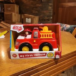 My First Vehicle Toy Firetruck 24 Months