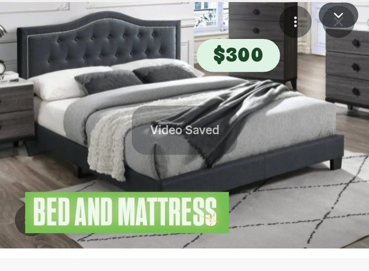 Queen Size Bed And Mattress