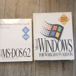 New ms dos 6.2 and windows for workgroups