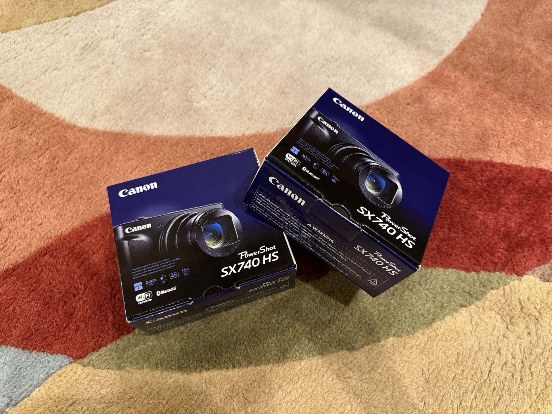 Canon PowerShot SX740 HS Black Digital Camera Brand New