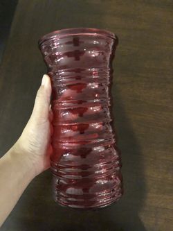 Red Vase