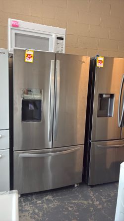Nice Whirlpool stainless steel refrigerator