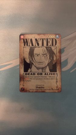 One Piece TCG Shanks OP09-004 Character Card