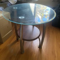 Glass Corner Or Coffee Table 