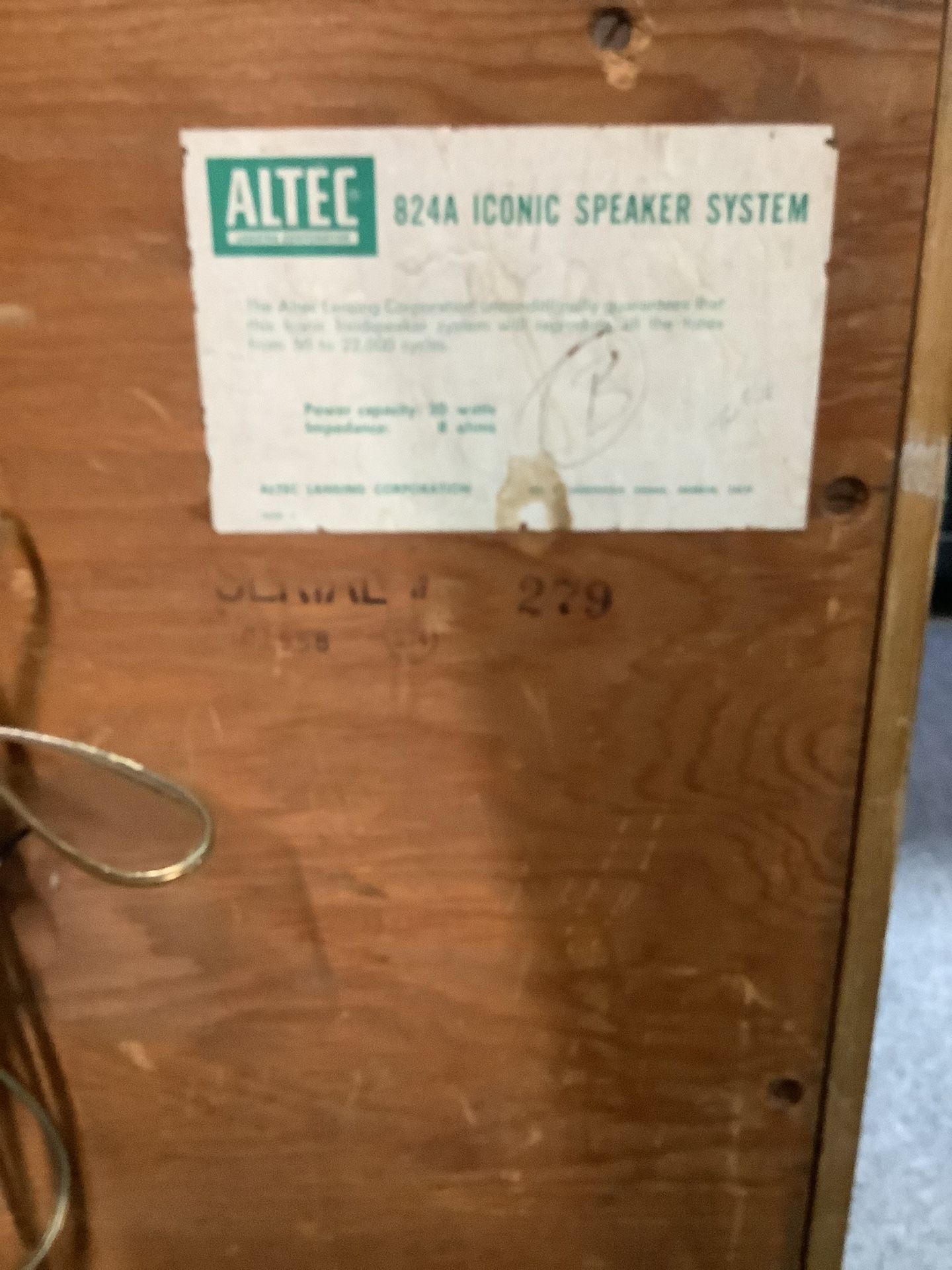 Altec 824A Iconic Speaker System