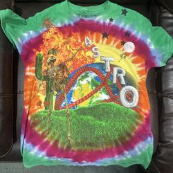 Travis Scott Astroworld Tie Dye Shirt 🌎🔥 Size S OG 2018 Cactus Jack