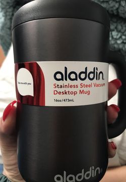 Aladdin Stainless Steel Insulated Coffee Travel Mug 16oz - Black