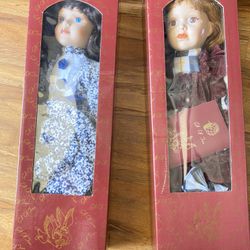 Vintage Porcelain Dolls from Grandma’s Estate – Seeking a Loving Home 