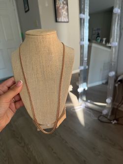 14 kt rose gold Cuban 26 inches  15.1g 4mm