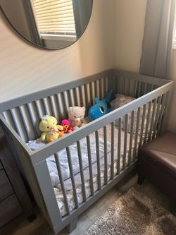 Baby Crib With Mattress