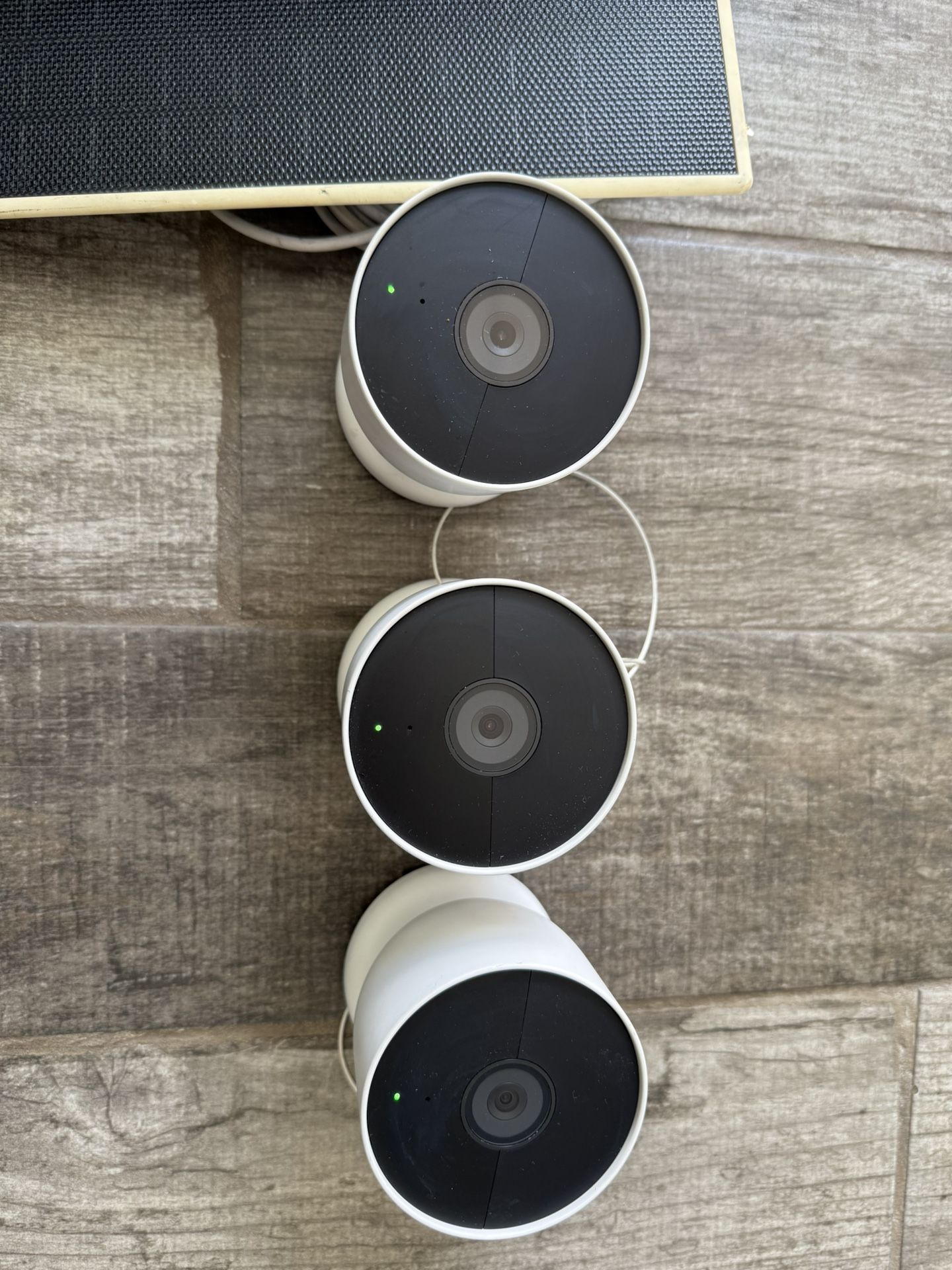 Nest Google 2nd Generation Outdoor Security Camera 3 Sets