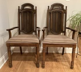 Vintage Antique Arm Chair Solid Wood (Set of 2)