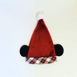 NWT Disney Parks Mickey Mouse Santa Hat