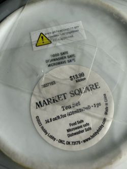 Market square tea set