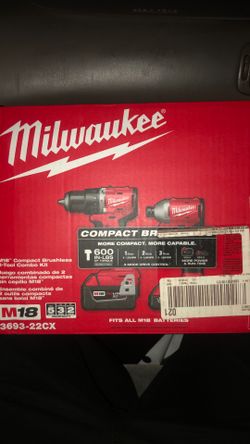 Milwaukee m18 compact brushless 2-tool combo kit