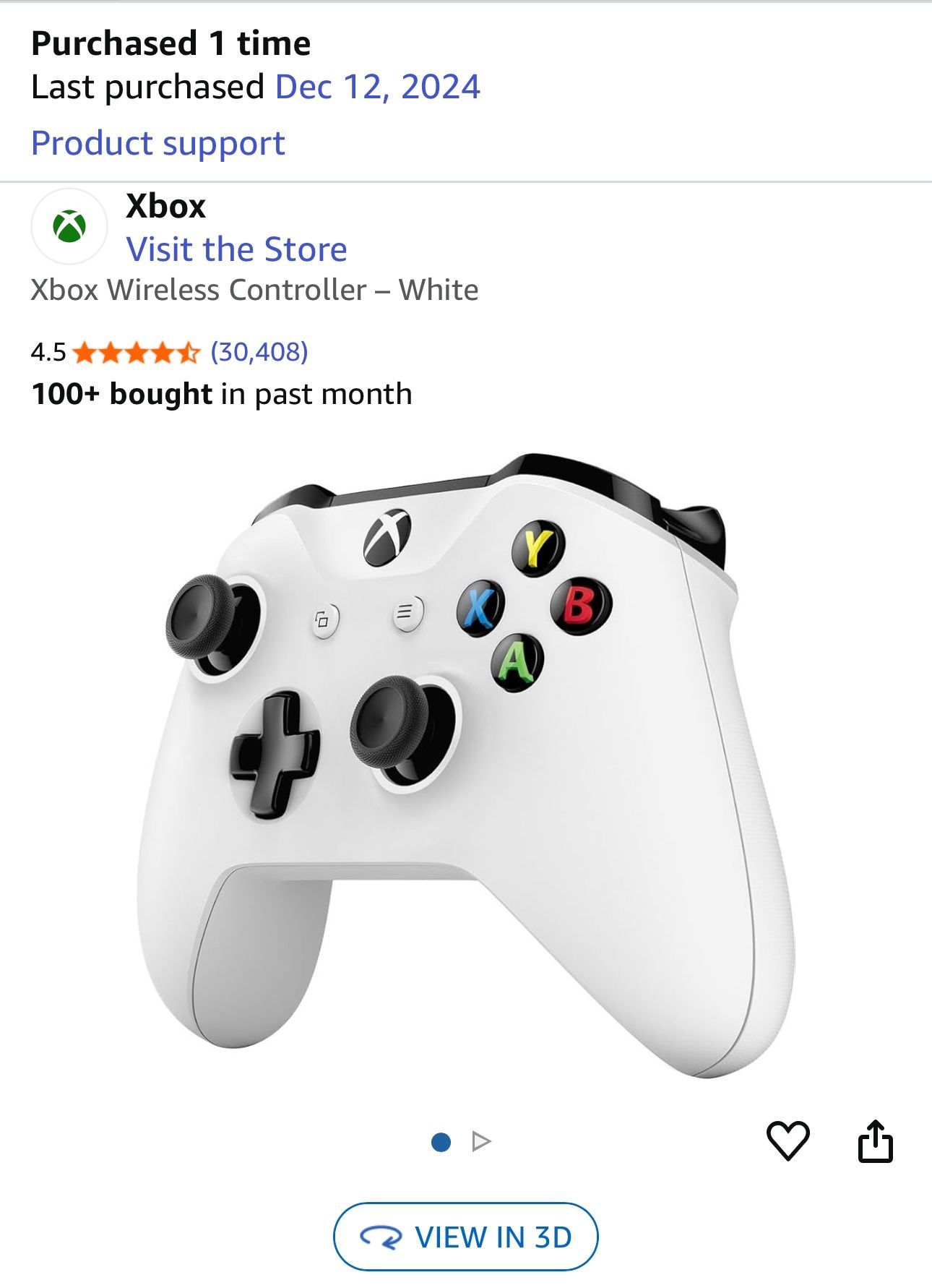 Authentic XBox Controller
