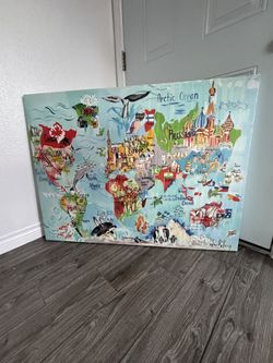 Kids Map Canvas
