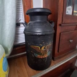 Vintage America Eagle Milk Jug.