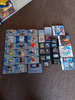 Games for sale n64 ds game boy