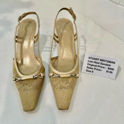 STUART WEITZMAN low heel sandals