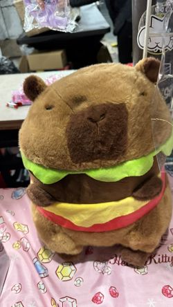 Hamburger Capybara Plush
