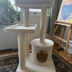 Used cat tree with a lot of life left