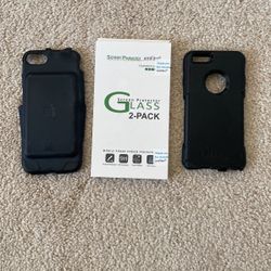 iPhone 7 Charging Case And Glass Protector