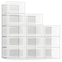 Stackable Shoe Storage Boxes (36 Count)