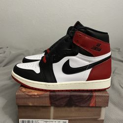 Jordan 1 Retro High Reimagined Black Toe Size 8