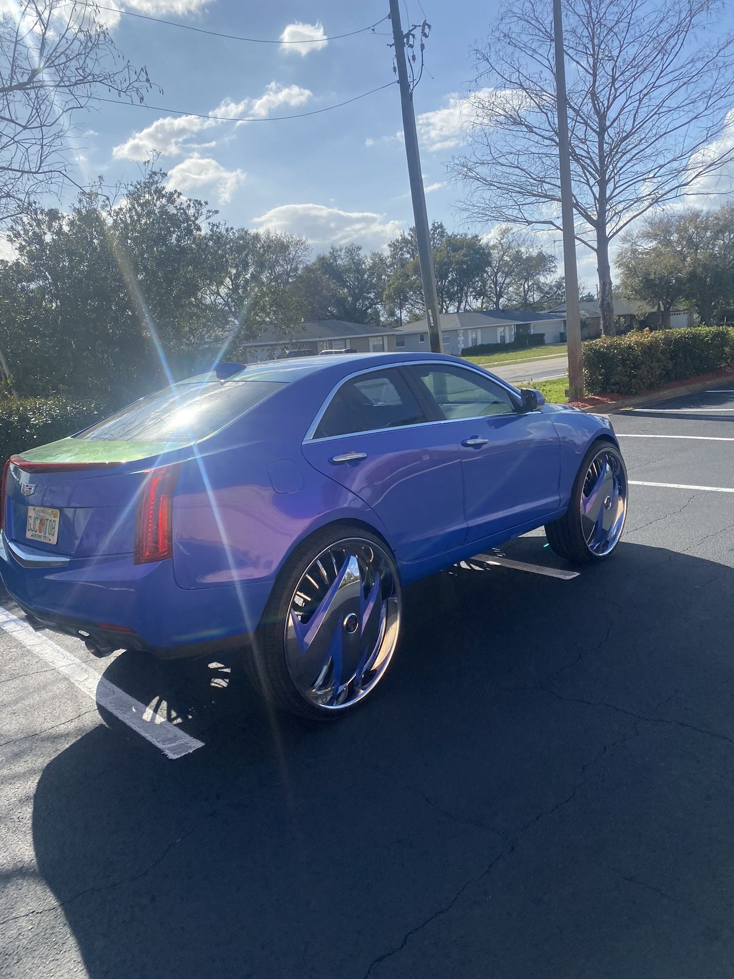 Used Ats Rims Cadillac ATS 2015 On 30inch Rims 28k Miles 2.0 Turbo Custom Drive Shaft ...