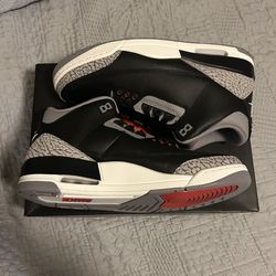 Jordan 3 Black Cement Size 12 Brand New 