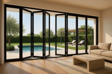 Aluminum Bi-Folding Door (Custom Available)